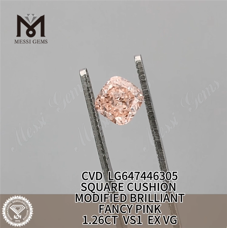 1.26CT CUBICULUM FICTUM AMARYLLIS VS1 fabricato adamante CVD LG647446305 