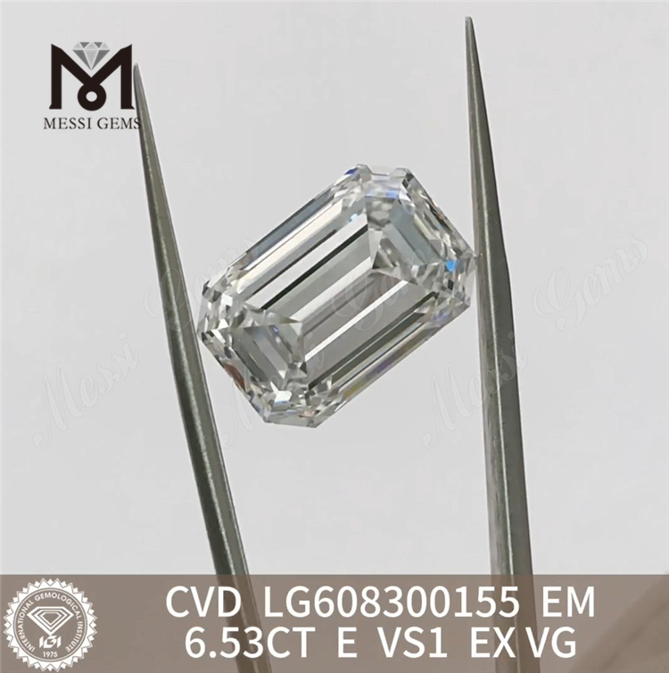 6.53CT E VS1 Emerald homo lab adamantibus IGI Certified Messigems CVD LG608300155