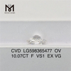 10.07CT F VS1 EX VG OV CVD Diamonds The Ultimate Choice for Mole Emptores LG598365477 丨 Messigems