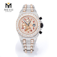 Urbanus et Stylish Moissanite Watch Mens ad homines