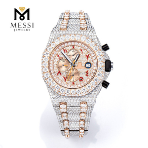 Urbanus et Stylish Moissanite Watch Mens ad homines