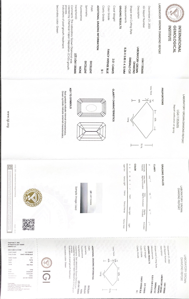 2.01ct hyacintho solutam crevit adamas Lupum