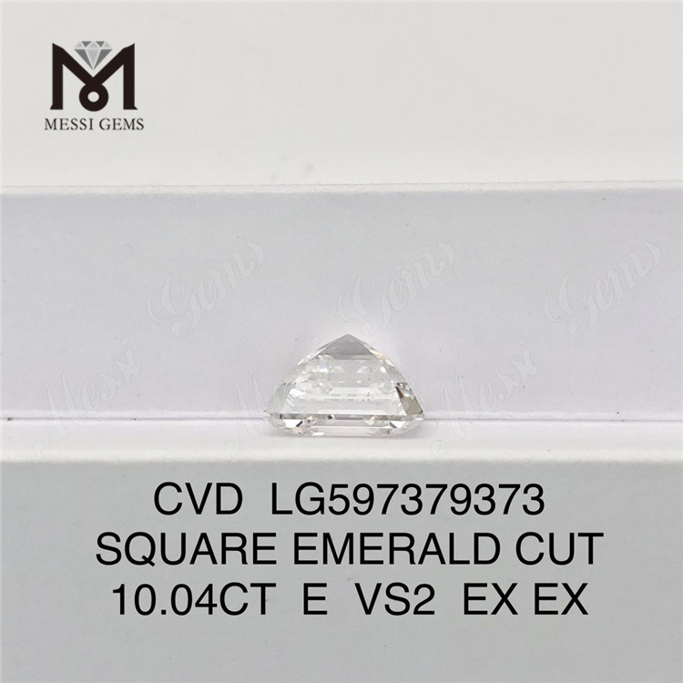 10.04CT E VS2 EX EX QUADRO Smaragdus CUT Lab-Producta Diamonds: Quality Guaranteed CVD LG597379373丨Messigems