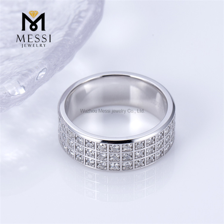 US9 # 14K White Aurum Ring Lorem proelio annulos ei