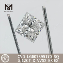 5.12CT D SQ VVS2 lab iaspis china CVD IGI LG607395170