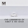 4.6ct IGI Certified Diamond E VS1 OV CVD adamas Optical perfectionis Messigems LG608380103