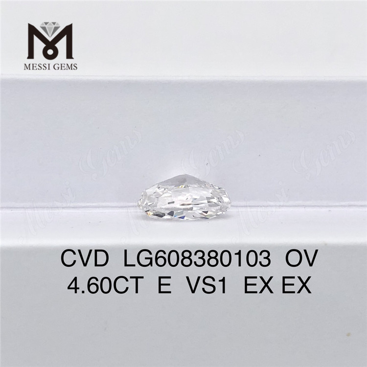 4.6ct IGI Certified Diamond E VS1 OV CVD adamas Optical perfectionis Messigems LG608380103