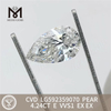 4.24CT Pear Cut IGI Diamond E VVS1 EX EX CVD LG592359070丨Messigems