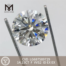 14.15CT Rotundus Lab Diamond P VVS2 id CVD LG687589729 