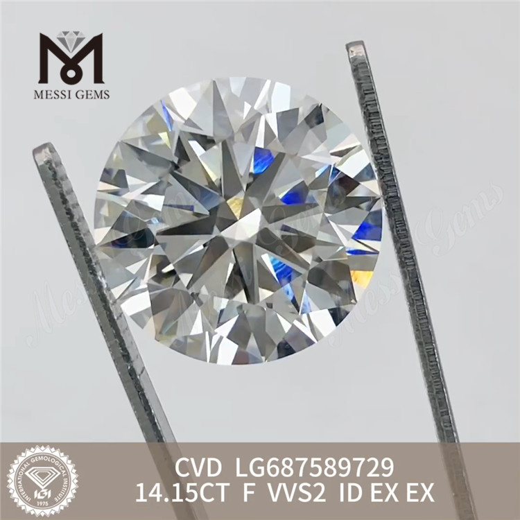 14.15CT Rotundus Lab Diamond P VVS2 id CVD LG687589729 
