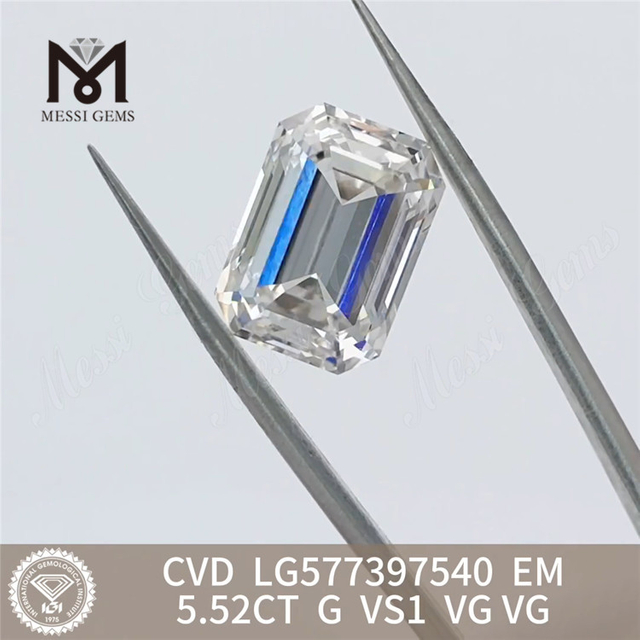 5.52ct G VG CVD Smaragdus Lugdal Lugdal LG577397540 丨 Messigms LG577397540
