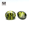 Oval cut 5x7mm Color fabula seu ignis Olivae cubicae zirconiae Heat