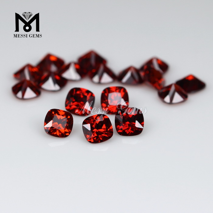 tutus 6x6mm pulvinus carbunculus cubicus zirconia sectus