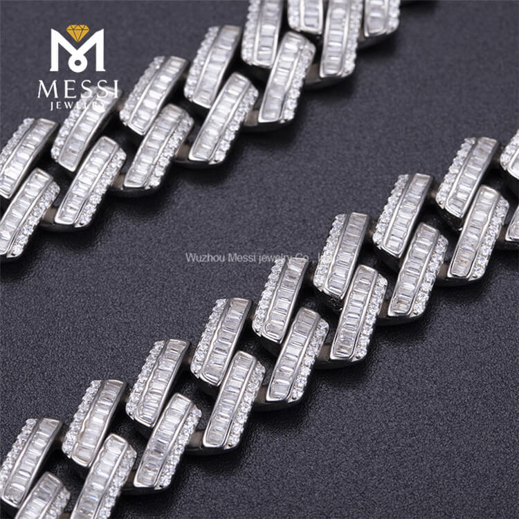Customized Hip-hop Jewelry Men's Cubanus Link Chain with Cubic Zircon