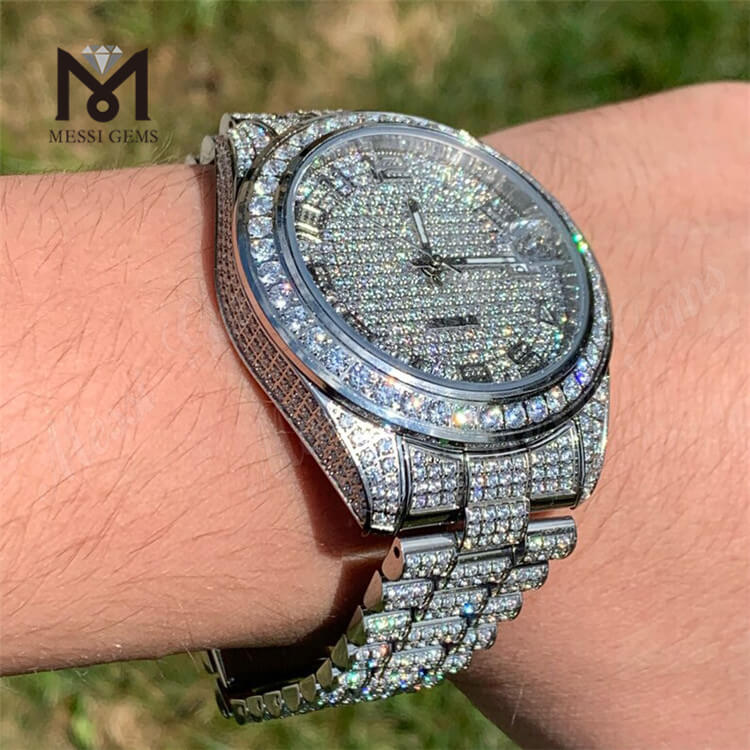 Custom Luxuria Womens Moissanite Diamond Watch