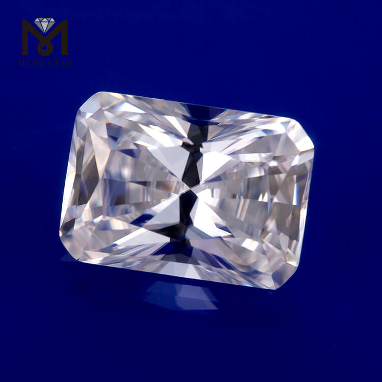 Serena alba DEF GH VVS Radiant Cut 6*8.5mm Syntheticum Moissanite