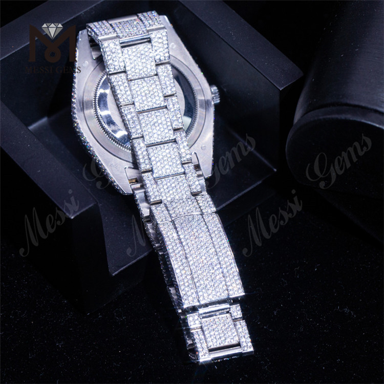 Customized Watch Custom Design Luxury Men Watch DEF Vvs Moissanite Watch