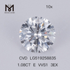 1.08ct E VVS1 Cheap hominis est Diamond Pectus 3ex solve Saccharum Diamond CVD
