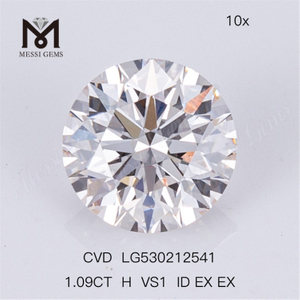 1.09ct VS Round Lab Partum Diamond CVD White Lab Diamond on Sale
