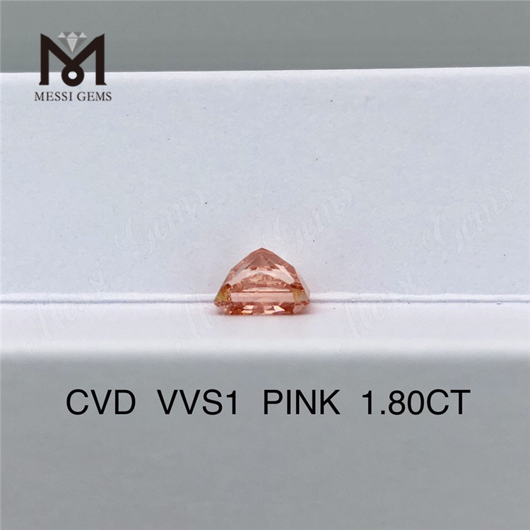 1.80CT Radiant Conscidisti cvd Diamond Pocus Pink Cheap solve Lab Diamond Pectus Lupum