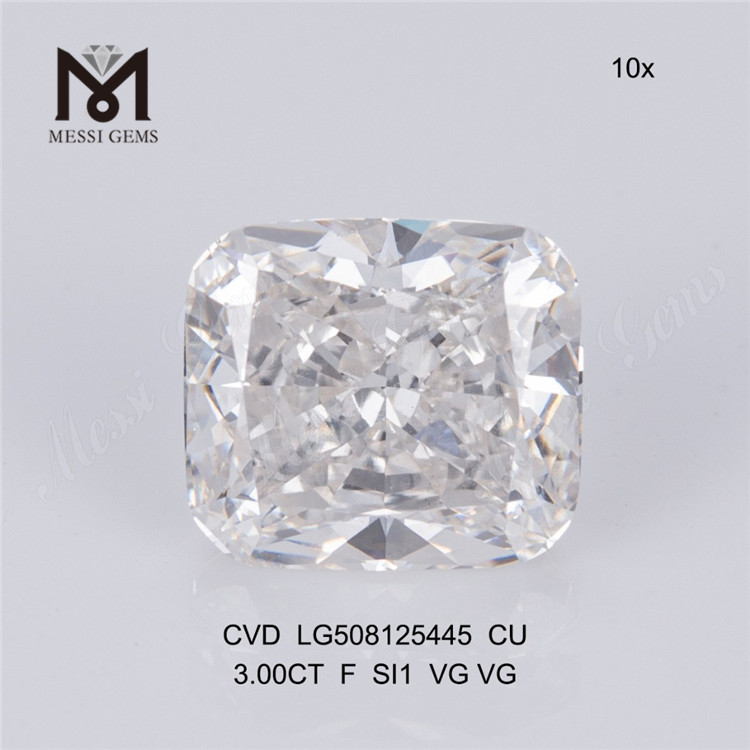 3CT F cvd cu solvo lab iaspis sale Cushion cheap solvo lab diamond in stock