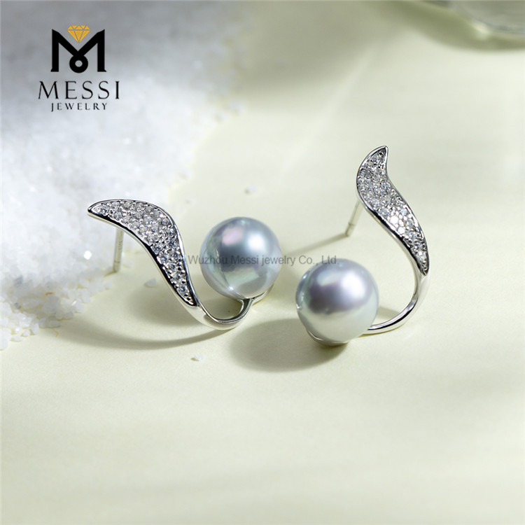 7-8mm akoya Elegans nuptialis Jewelry Silver925 Bacca Crotalia pro Nuptiis