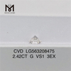 2.42CT G VS1 3EX IGI Lab Diamond CVD for Sale LG563208475丨Messigems