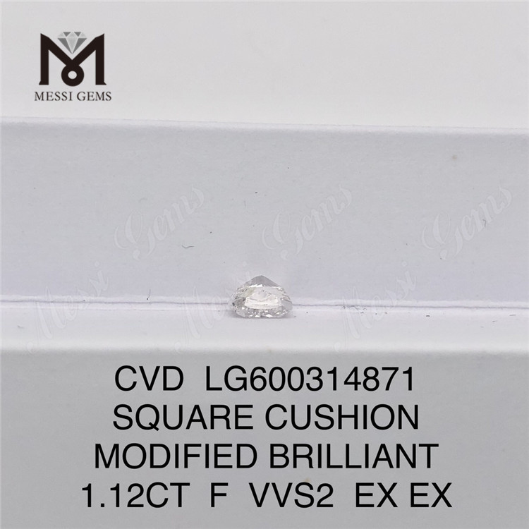 1.12CT F VVS2 CVD pulvinus 1 carat cvd iaspis priceMessigems LG600314871