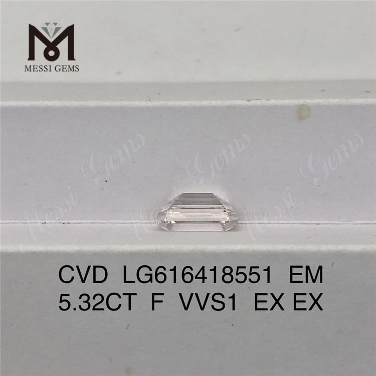 5.32CT F VVS1 EM CVD adamantibus simulatis LG616418551丨Messigems