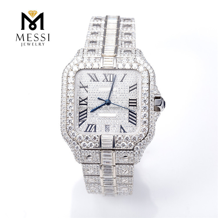 Stylish Timepieces Cheap Moissanite Watch Lupum pretium