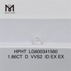 1.86CT D VVS2 ID Hpht Tractatur Diamond LG600341560 Eco-conscious Electionis Messigems