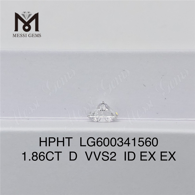 1.86CT D VVS2 ID Hpht Tractatur Diamond LG600341560 Eco-conscious Electionis Messigems