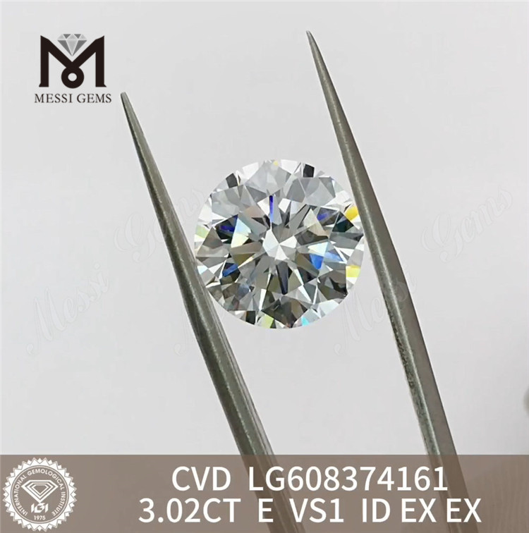 3.02CT E VS1 3 carat cvd iaspis pretium pro Reselleribus et Jewelry Designers丨Messigems LG608374161