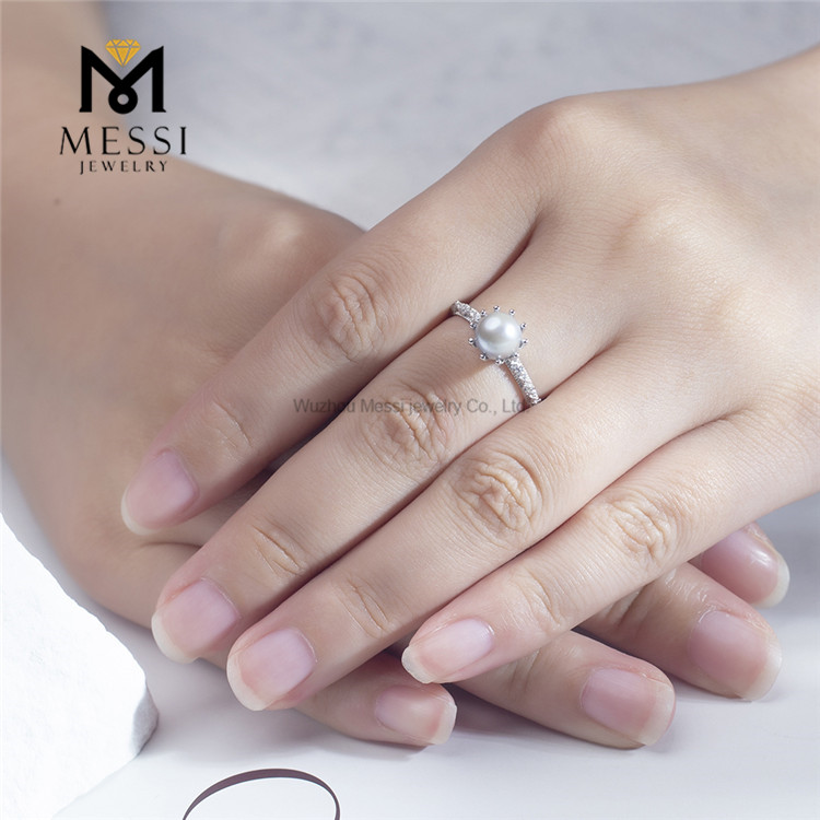 6.5-7mm Elegans Nuptialis Akoya Pearl Rings S925