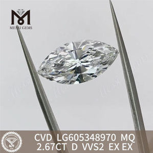 2.67CT D VVS2 IGI certified adamantibus mq