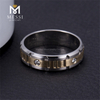 IGI lab adamas anulus 14k auri pugna nuptialis manus annuli mens anulos US9 #
