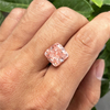 10.06CT VS1 VETUS ORANGE PINK CVD CU EX EX Man Made Pink Diamond.