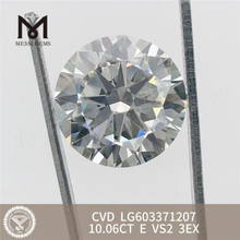 10.06CT E VS2 3EX Novus Lab Creatus Diamonds丨Messigems CVD LG603371207
