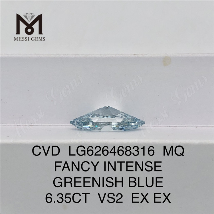 6.35CT CUPIDITAS VEREOR Blue adultus adamantibus MQ CVD LG626468316丨Messigems